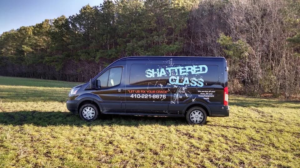 Shattered Glass in Cambridge, MD