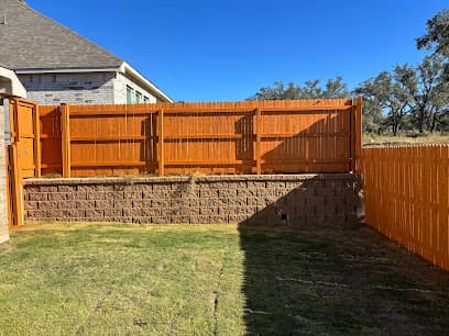 Texas Fence Staining in New Braunfels, TX